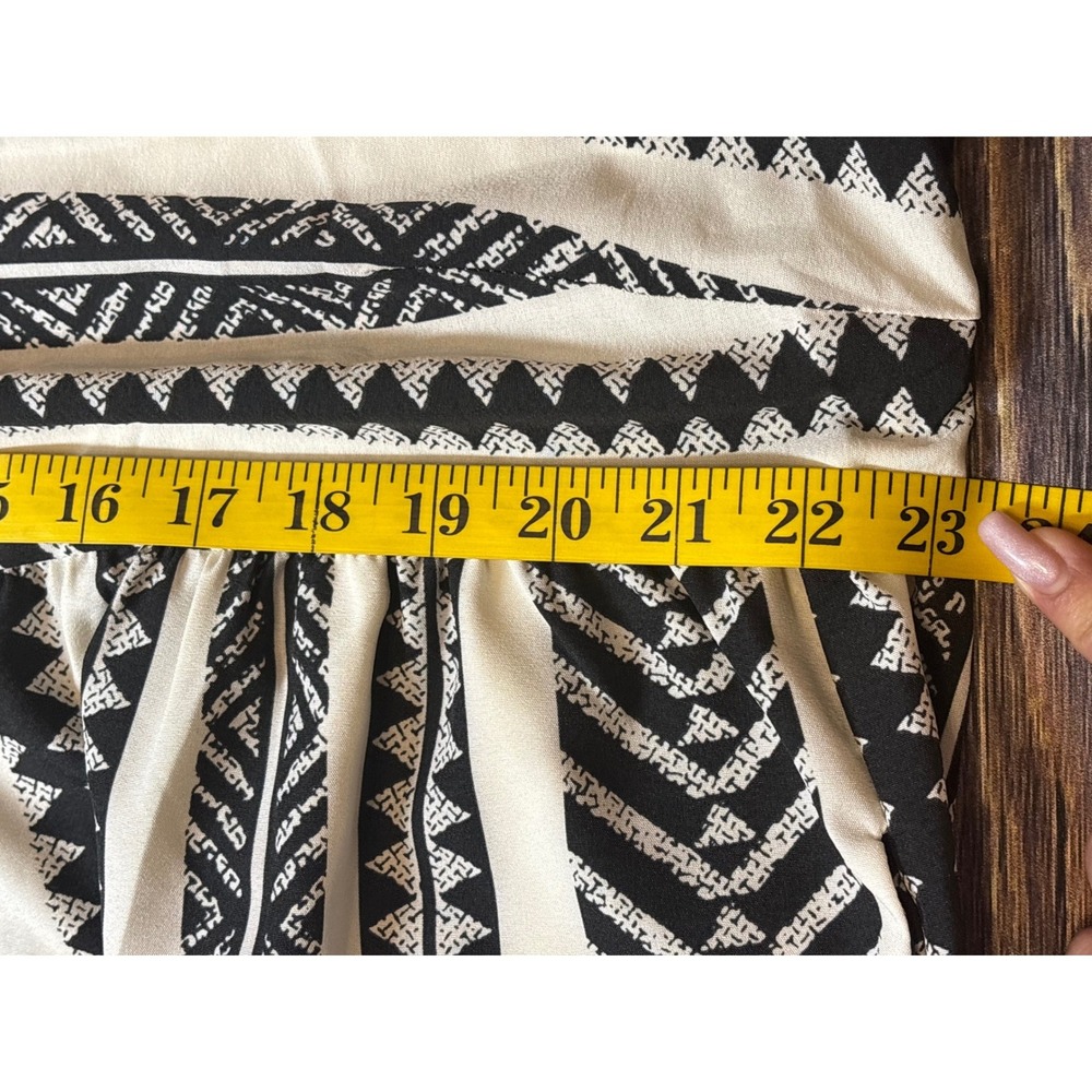 BloomChic Dress Womens 18 20 Black White Chevron Herringbone Sleeveless Tank - Picture 9 of 16